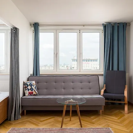 Wspolna City View Apartment Varšava Exteriér fotografie