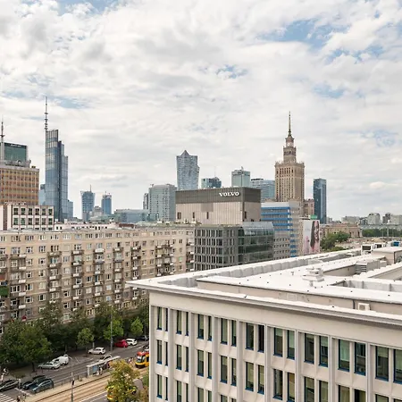 Wspolna City View Apartment Varšava Exteriér fotografie